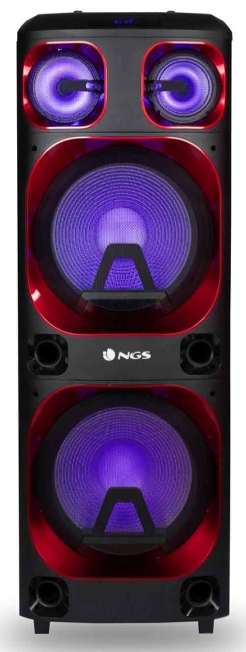 ALTAVOZ NGS PREMIUM SPEAKER WILD SKA 2 DOUBLE12" 800W USB,MICRO,SD,AUX IN