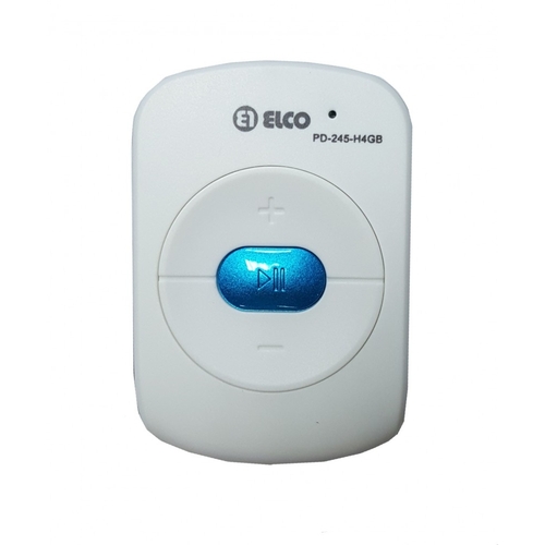 REPRODUCTOR MP3 ELCO PD-245-H4GB AZUL/ROSA/VERDE INDICADOR LED, 4GB MEMORIA