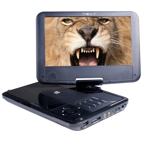 DVD PORTATIL NEVIR NVR-2781DVD-PUCT2 9" PANTALLA LCD, USB, 1600MAH, LECTOR SD