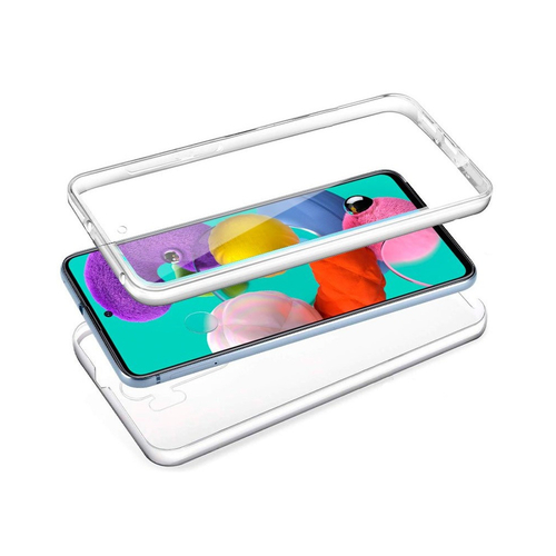 FUNDA COOL SILICONA 3D SAMSUNG A51 TRANSP FRONTAL+TRASERA