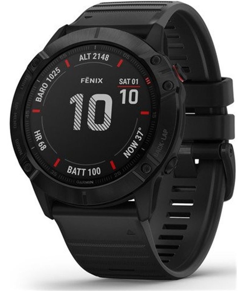 RELOJ DEPORTIVO GARMIN FENIX 6X PRO NEGRO CON CORREA NEGRA 010-02157-01