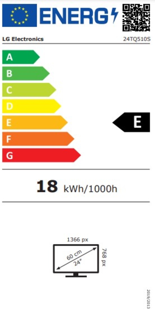 TV LED LG 60.96cm(24")LG 24TQ510S-WZ HD SMART TV DVB-T2 BLANCO