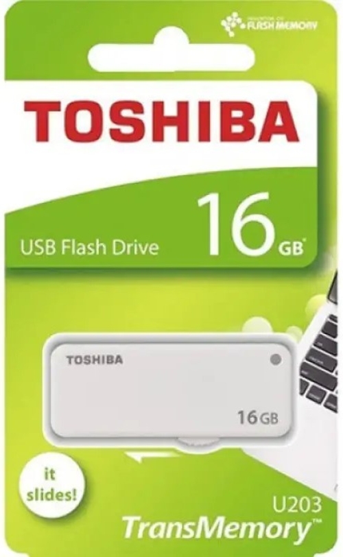 PENDRIVE TOSHIBA 16GB THN-U203W0160E4 CLICK USB 2.0