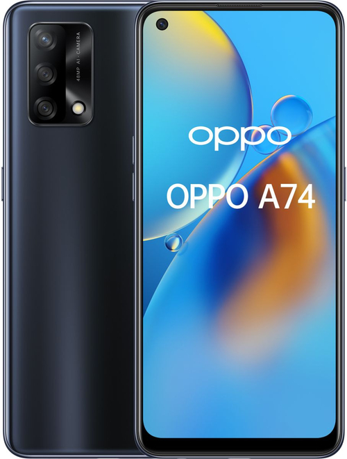 MOVIL OPPO A74 6.43"FHD 6GB RAM 128GB ROM 18/16MP BLACK