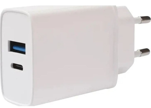 CARGADOR VIVANCO CASA DUO USB A/C 3.0 20W BL 62401