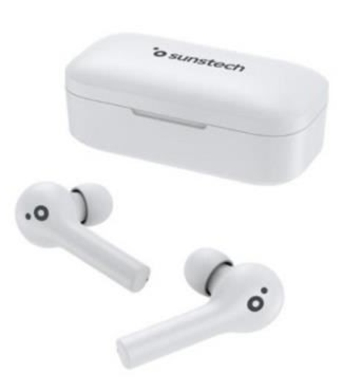 AURICULARES SUNSTECH WAVEPODSTOUCHWT BLANCO