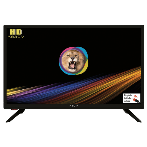 TV LED 60.96cm(24") NEVIR NVR-7711-24RD2-N12V HD READY MODO HOTEL USB HDMI NEGRO