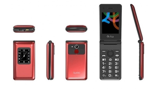 MOVIL QUBO SENIOR X28 2.8" ROJO