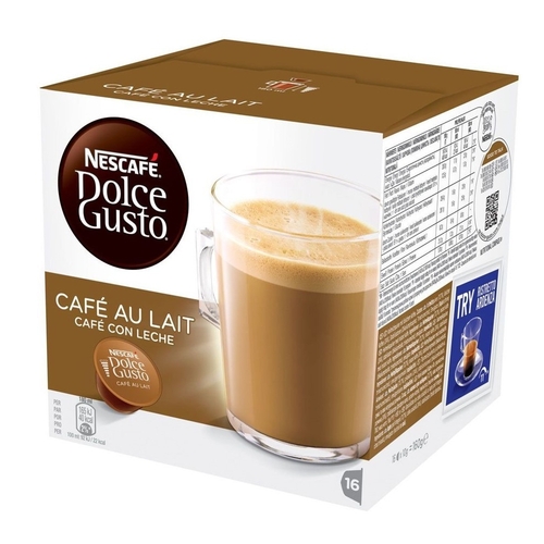 ESTUCHE CAFE CON LECHE DOLCEGUSTO (16 CAPS.) $12486521