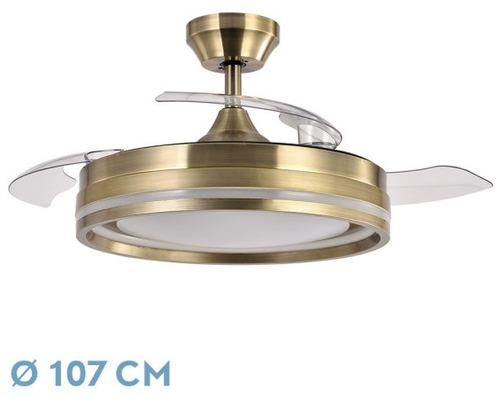 VENT. TECHO DC/R CERRATO (208691314) CUERO 72W 3ASPAS RETRACTIL