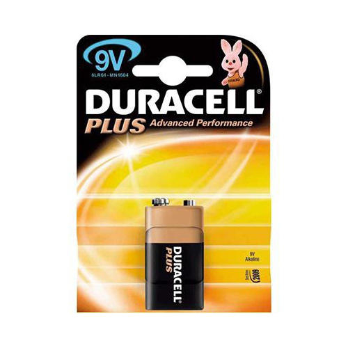 DURACELL PLUS 9V LR61PB1 PLUS 1KP