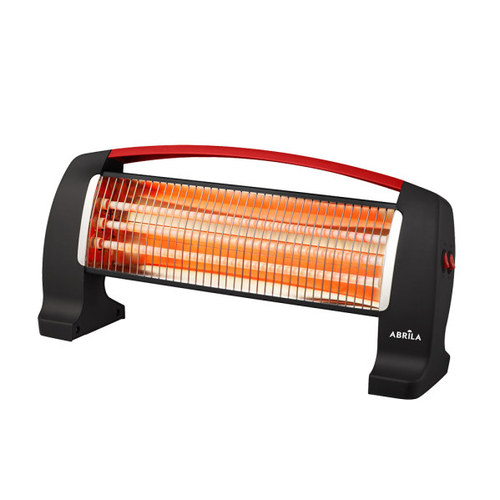 Estufa Cuarzo Edipo 1200W Negro/Rojo 3Potencias 232731209