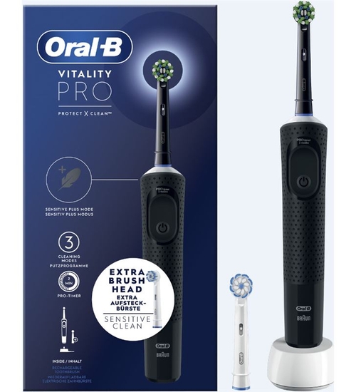 CEPILLO DENTAL VITALITY PRO NEGRO