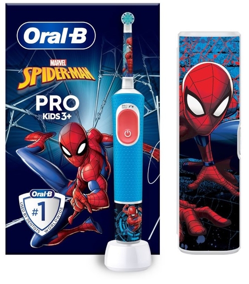 CEPILLO DENTAL VITALITY PRO KIDS SPIDERMAN + ESTUCHE