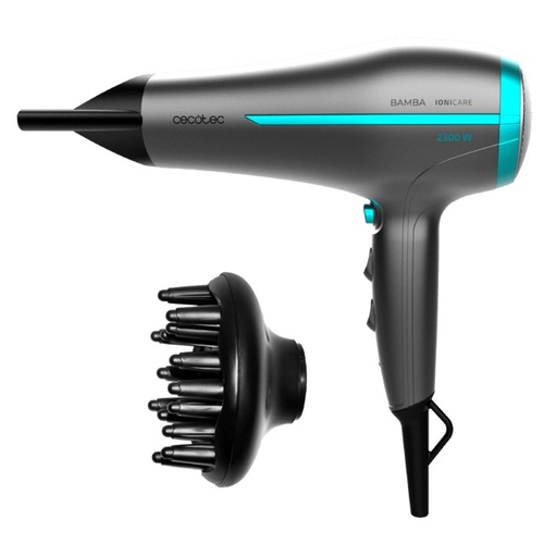 SECADOR 5200 BAMBA AURA 2300W MOTOR DC 2VEL. 3TEMP. NEGRO IONICO (04201)