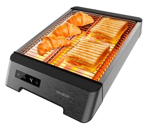 TOSTADOR NICESLICE 1000W HORIZ. 3 RESIST. ACABADO A.INOX. 6 NIV. TOSTADO (03275)