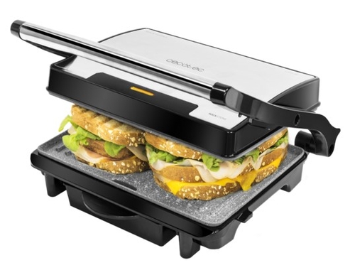 GRILL ROCK`N RAPID 1500W PIEDRA ROCKSTONE BAND. RECOGEGRASAS 24,5X17,3MM (03065)