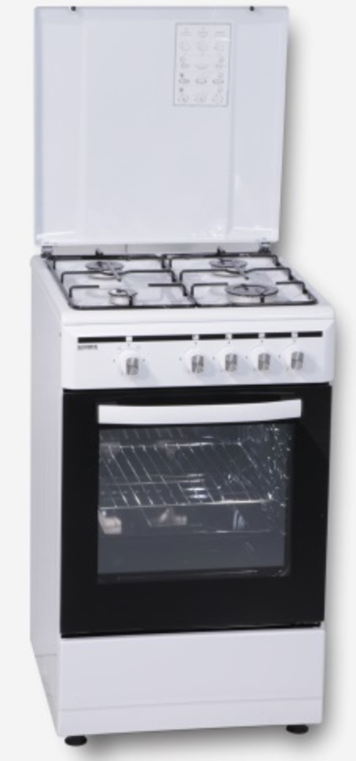 COCINA VCH-455-B 4F HORNO 50L BLANCA 80X50X54