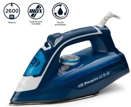 PLANCHA VAPOR SV-2685 2600W SUELA A.INOX. GOLPE VAPOR 80G/MIN VAPOR VERTICAL