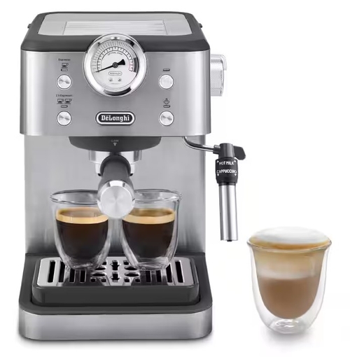 CAFETERA EXPRESSO EM-450-M INOX. 15 BARES CAP. DEPOSITO 17L.