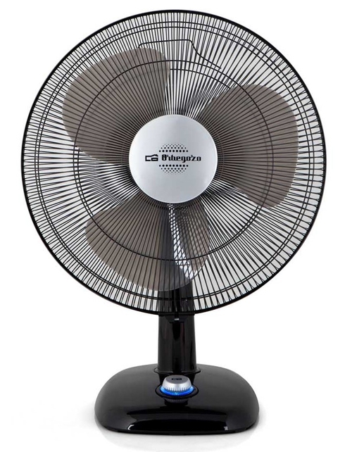 VENT. SOBREMESA TF-0134 NEGRO 30CM 40W 3VEL OSCILANTE