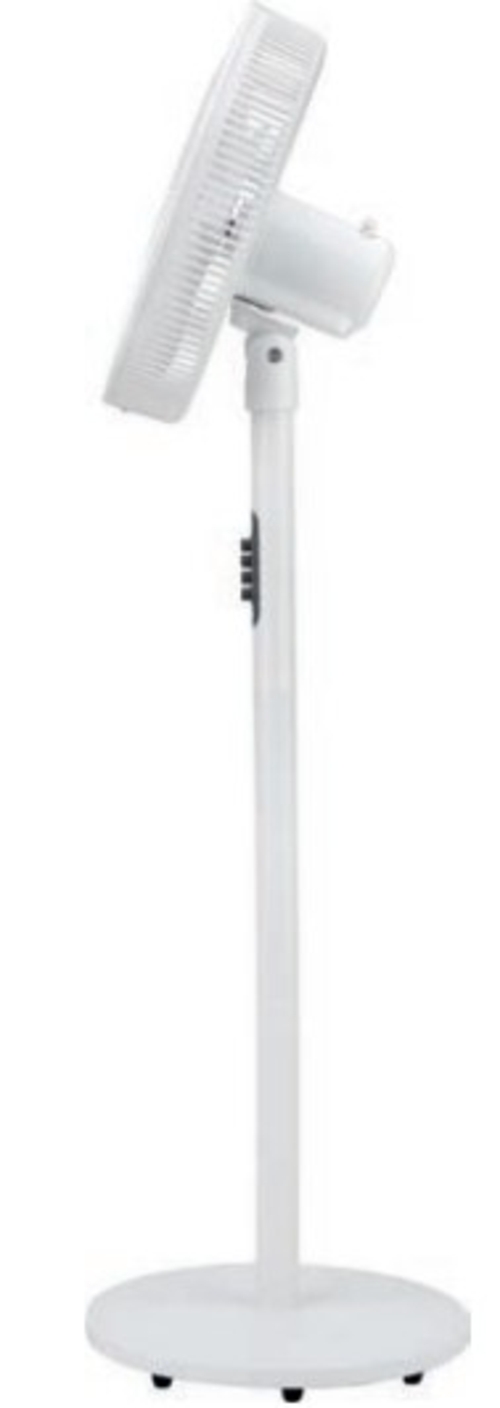 VENTILADOR PIE JVVP-3061 40CM. 3VEL. BLANCO 3ASPAS OSCIL. AUTOMATICO