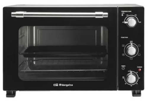 HORNO HOT-398 39L 1800W CONVECCION TEMPORIZ. 60MIN. RESIST. A.INOX.