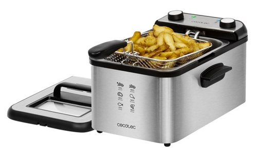 FREIDORA CLEANFRY 3000 3LTS. 2400W INOX. TEMPOR. 30MIN. (03071)