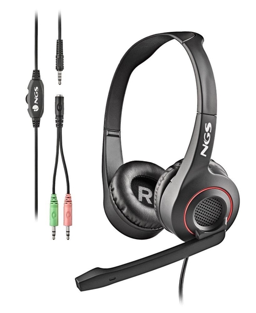 AURICULARES NGS MSX10 PRO JACK 3.5MM JACK ADAPTADOR
