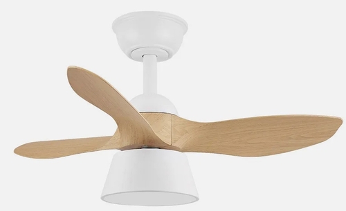 VENT. TECHO DC/R CUBICO (207391368) BCO/HAYA 36W 3ASPAS RETRACTIL