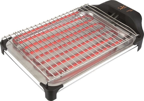 ELECTRO-BARBACOA BQ-101 2400W 2 ALTURAS BANDEJA A.INOX.