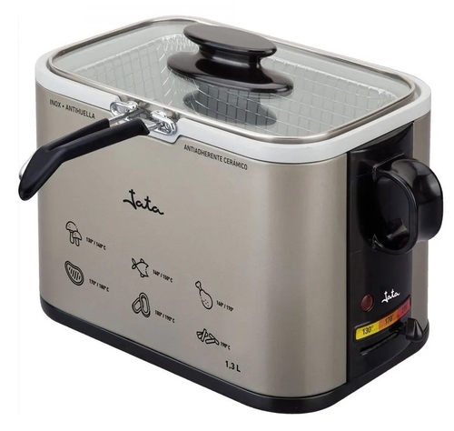 FREIDORA FR-326E 1,3L INOX ANTIHUELLA T.CRISTAL