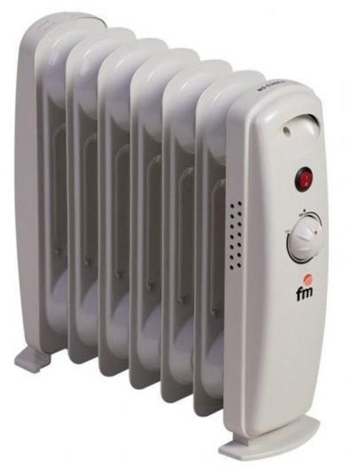 RADIADOR ACEITE RW-MINI 900W. 7EL 34CM