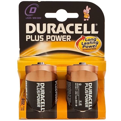 DURACELL PLUS D LR20PB2 PLUS 2KP DUR01917