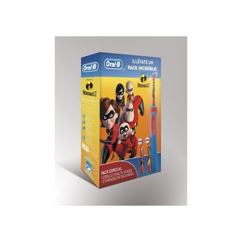 CEPILLO DENTAL D12 VITALITY PLUS LOS INCREIBLES2 + 2 RECAMBIOS