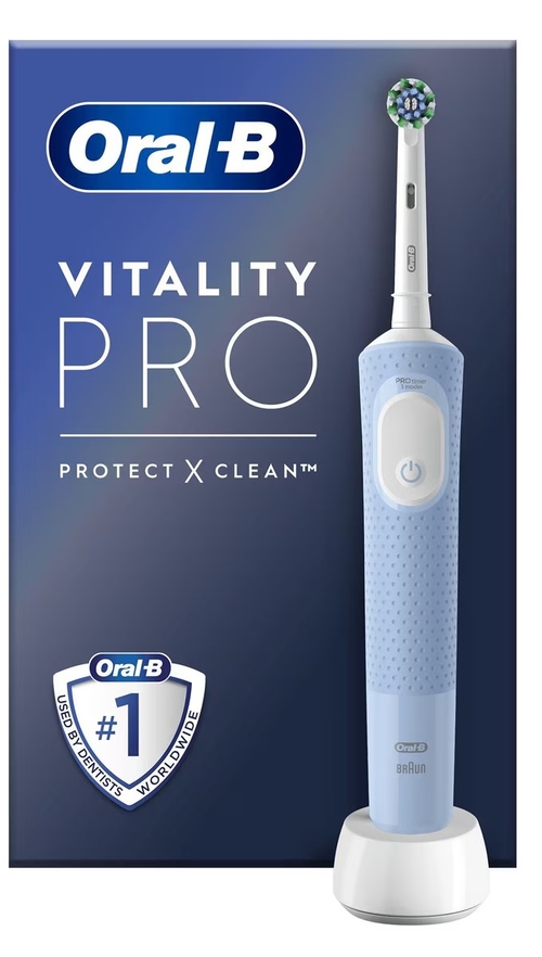 CEPILLO DENTAL VITALITY PRO AZUL + RECAMBIO CROSS ACTION