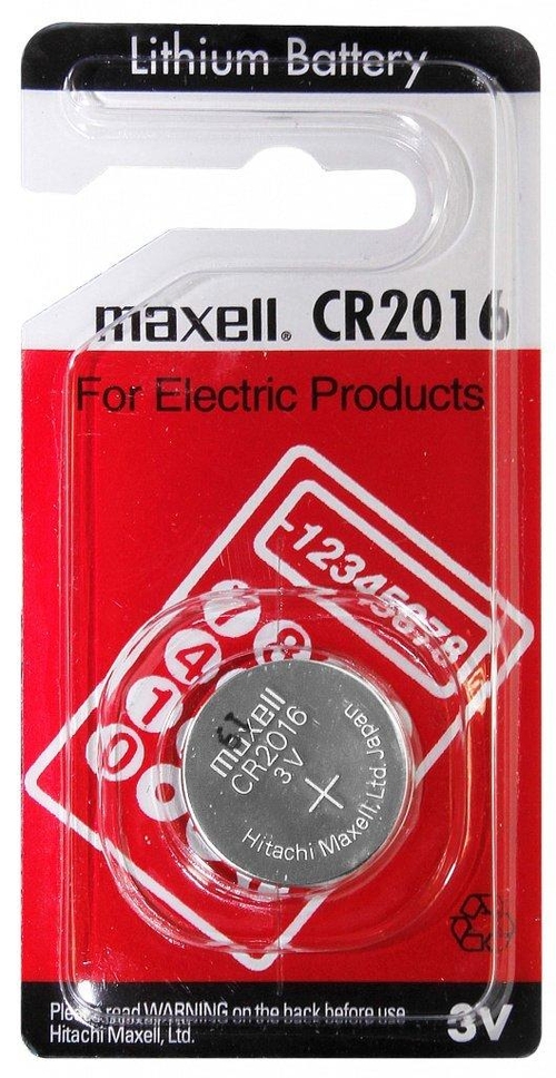 MAXELL PILA BOTON LITIO CR2016 3V 1 unidad
