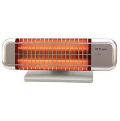 ESTUFA CUARZO HORIZ. BP-0102 1200W frontal aluminio 2 barras