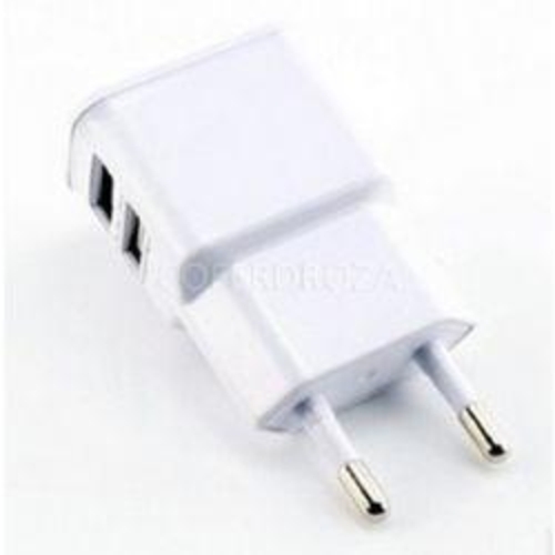 CARGADOR 2 USB ELCO PD-014CM A LA RED PARA MP3/4/5 ,  MOVILES / TABLETS