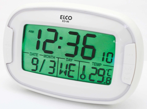 DESPERTADOR ELCO ED96 DIG. SENSOR DE LUZ