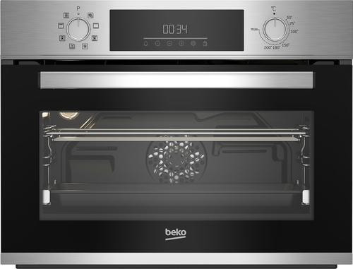 HORNO BBCM-12300-X COMPACTO MULTIF.-8 48L (A) CRISTAL NEGRO RAIL TELESC. DISPLAY