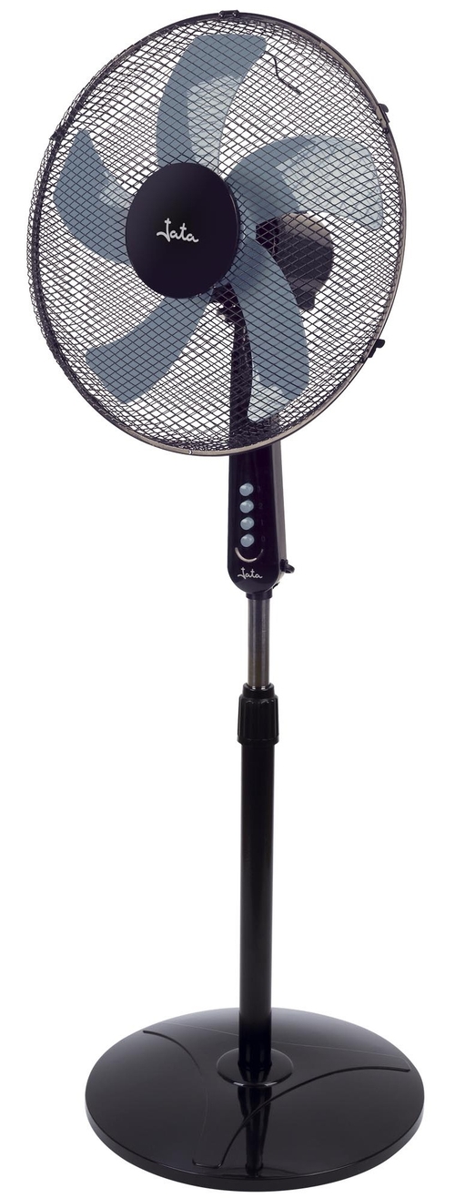 VENTILADOR PIE JVVP-3135 40CM. 3VEL. NEGRO OSCIL. ALT.REG. CABEZAL INCL.