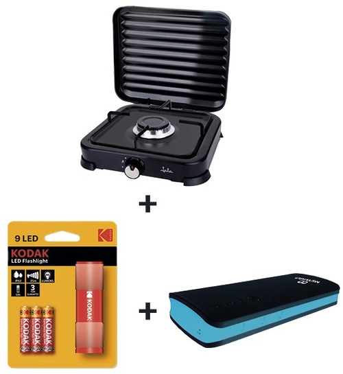 HORNILLO JECG-2701 + LINTERNA + POWERBANK