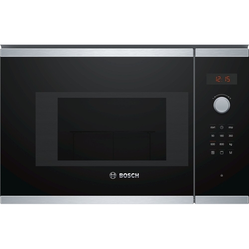 MICROONDAS BEL-523MS0 20L INTEGR. DISPLAY LED CRISTAL NEGRO/INOX
