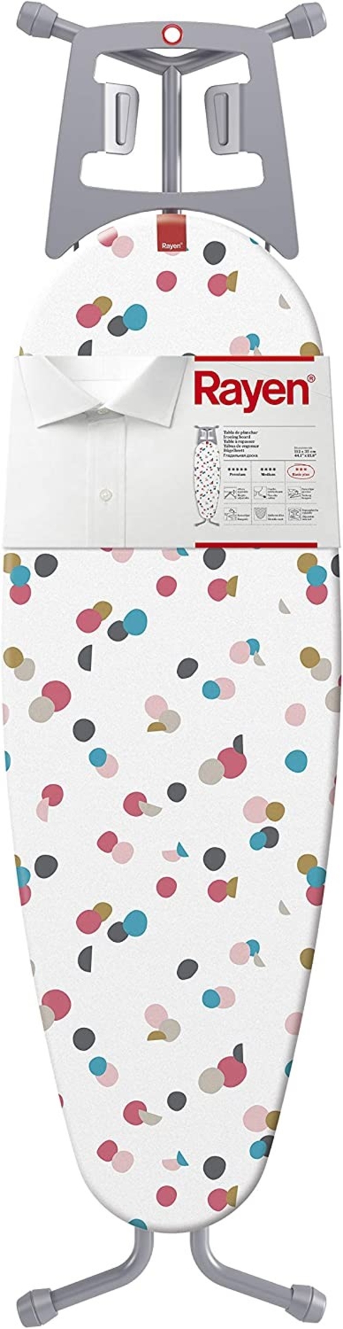 TABLA DE PLANCHAR BASIC PLUS (6136.02) GRIS MATE 112 X 35 CM.
