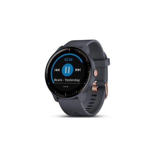 PULSERA GARMIN VIVOACTIVE 3 MUSIC GRANITE BLUE/ROSE GOLD (010-01985-32)