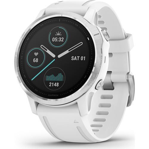 RELOJ DEPORTIVO GARMIN FENIX 6S 010-02159-00 PLATA/BLANCO
