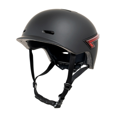 CASCO YOUIN MA1015 LED TRASERO MANDO BT - L NEGRO