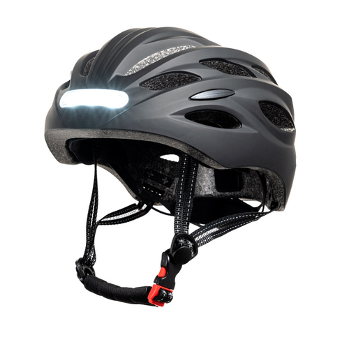 CASCO YOUIN MA1017 MTB CON LUCES DELANTERA Y TRASERA L NEGRO