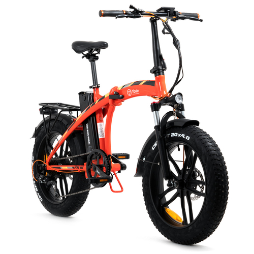 BICICLETA ELECTRICA YOUIN RIDE DUBAI URBAN BK1600O NARANJA 20" BAT  INTEGRADA